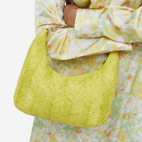 H&M Straw Shoulder Bag New - Picture 6 of 8